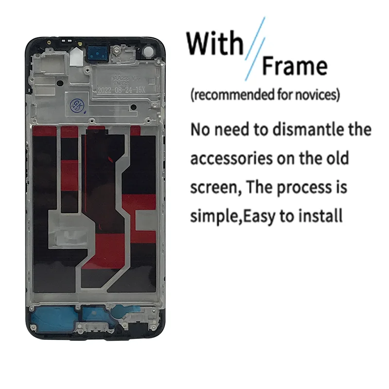 6.59\'\' For OPPO A96 CPH2333 LCD Display Touch Screen Digitizer Replacement For Oppo A96 Realme 8i 9i LCD Frame