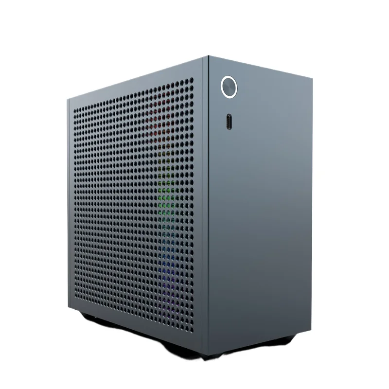 Lzmod mini A24-V6 2.0 dual-slot half-height dedicated graphics card ITxBKB motherboard case - 3.66 liters