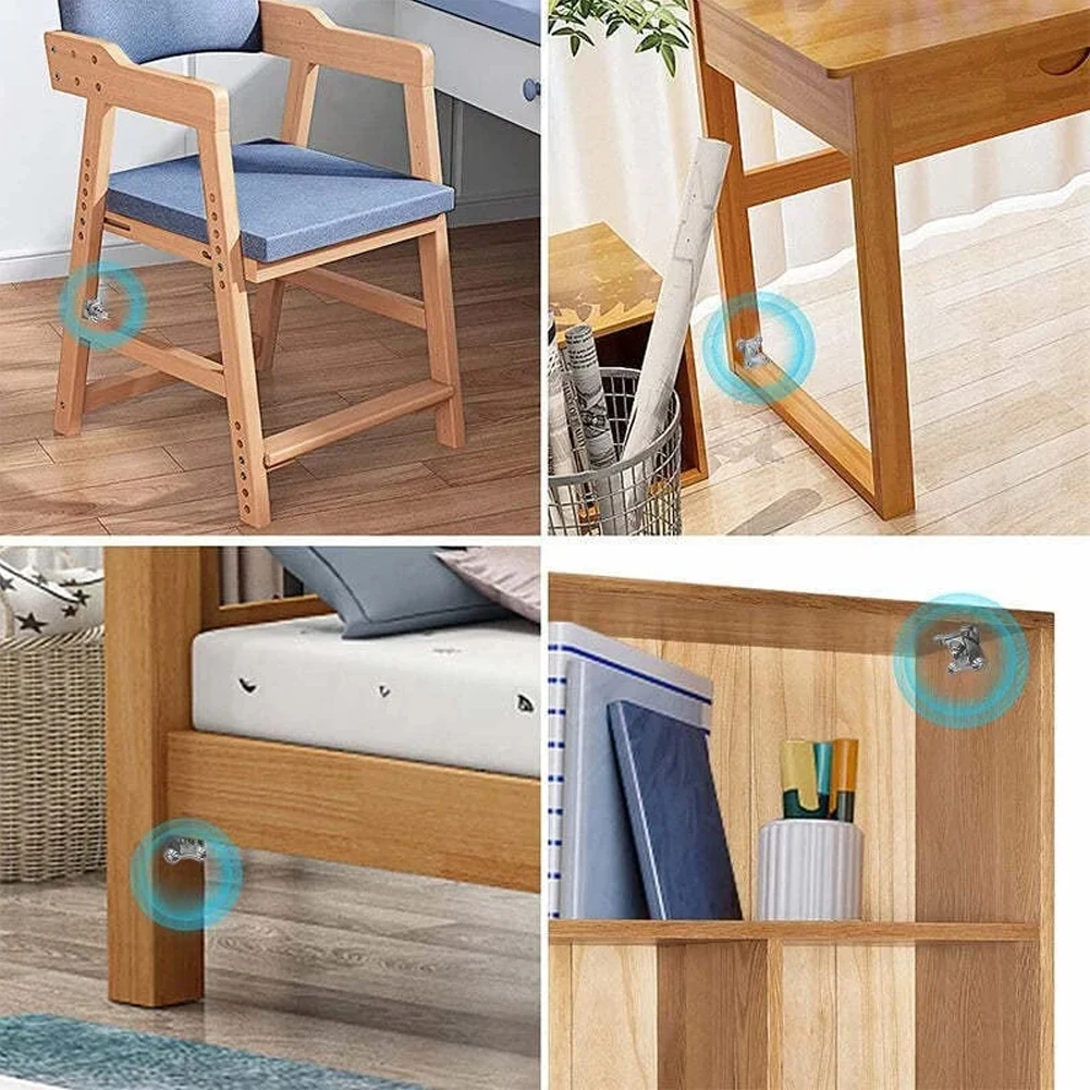 Modern Table Leg Corner Brace Right Angle L Shape Bracket Support Connector Holder For Wood