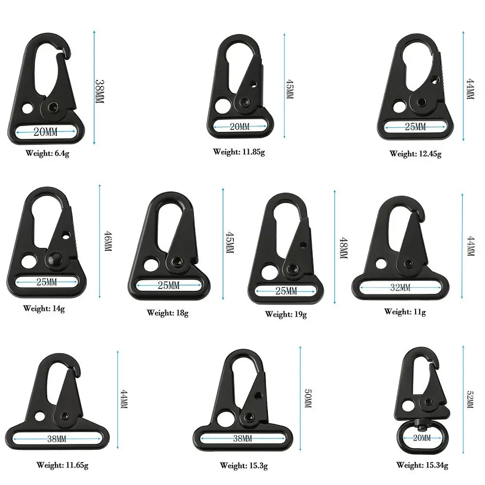 5pcs New Climbing Clips Tool Outdoor Belt Carabiner Eagle Hook Strap Buckle Eagle Mouth Buckle view 6