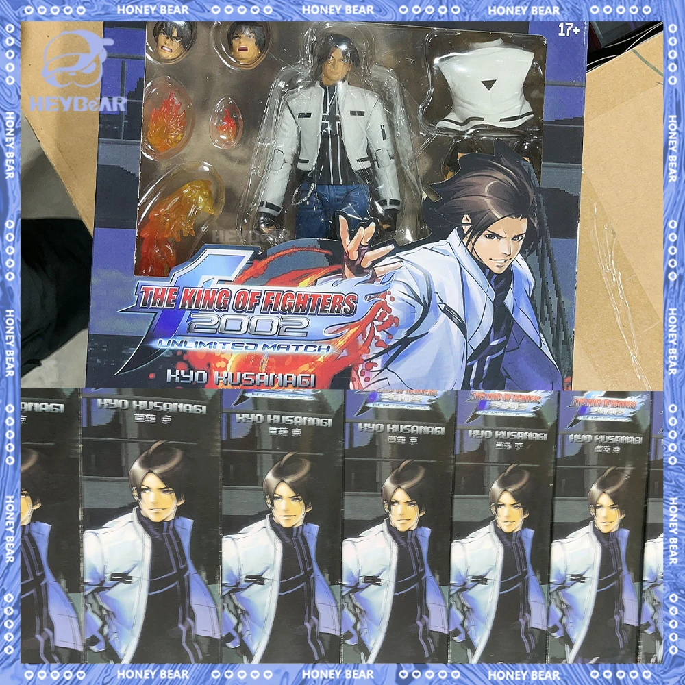 In Stock The King Of Fighters Figure Kyo Kusanagi Figures Iori Yagami Action Figure Model Doll Collect Deak Decoration Toy Gifts