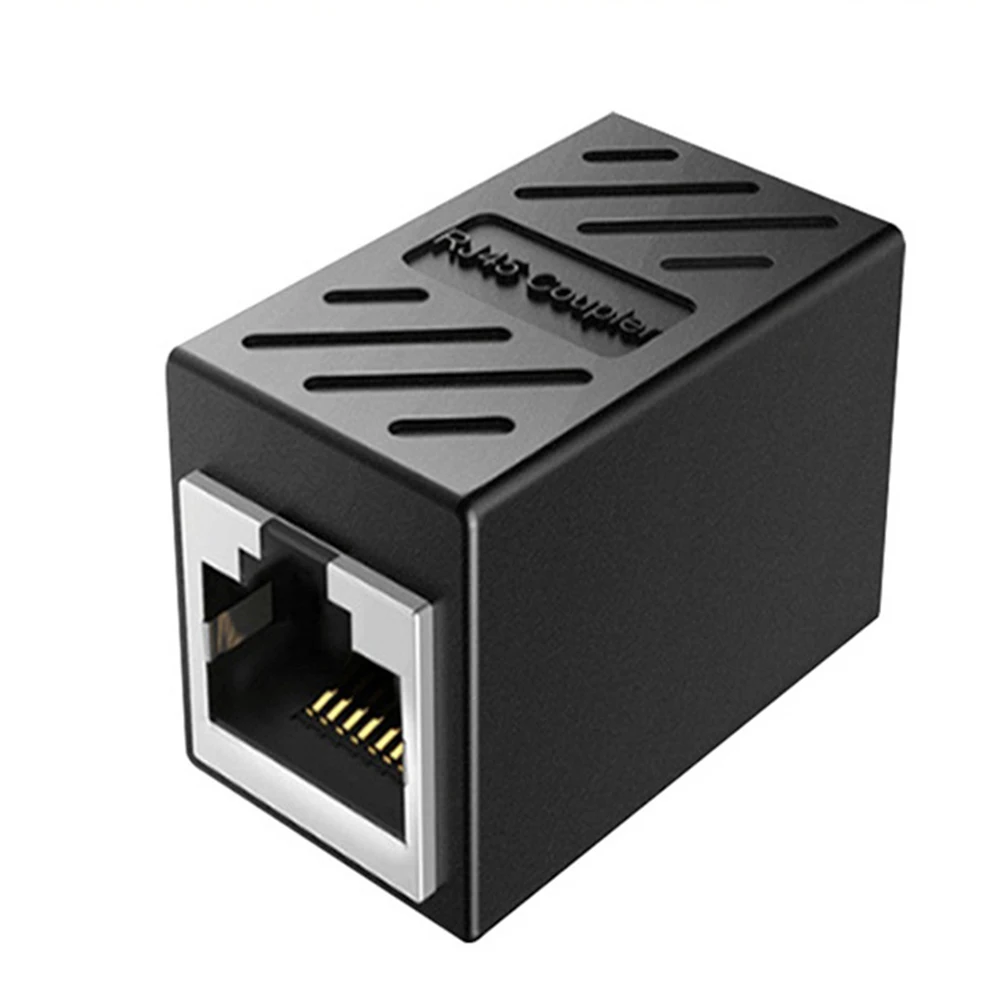 New RJ45 Connector Ethernet Adapter Gigabit Interface Network Extender Convertor For Extension Cable Female to Female