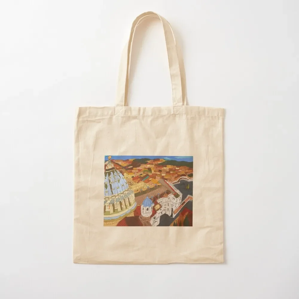 

Vatican City Tote Bag supermarket folding bag personalized tote bag Women bags Canvas shoulder