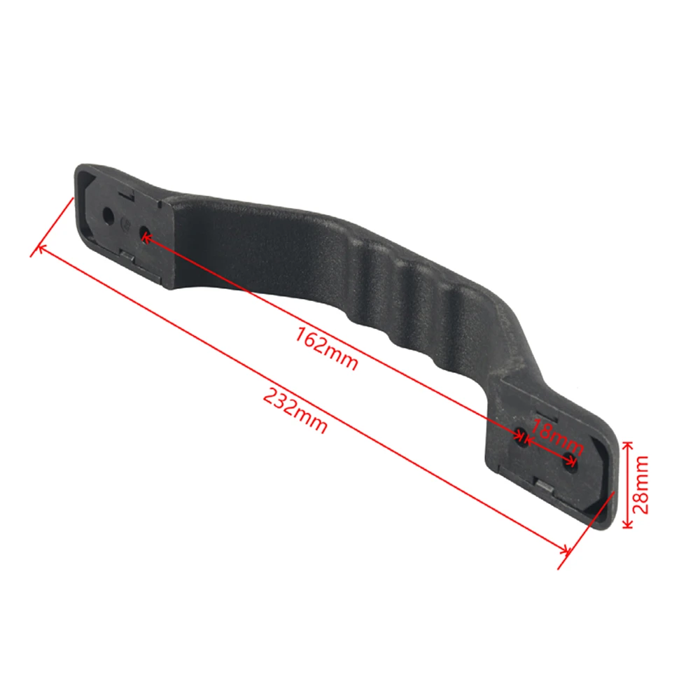 2Pack RV Grab Door Handle 23CM Nylon Hand Grip With Mounting Screws For Camper Cargo Trailer Motor Home Boat Cart