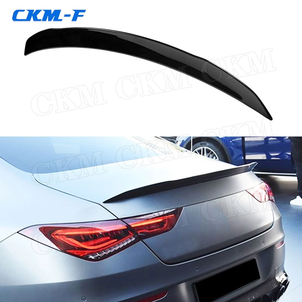 

ABS Rear Trunk Lip Spoiler For Mercedes Benz W118 C118 CLA35 CLA180 CLA200 CLA250 CLA45 AMG Line 2019-2024 Carbon Look