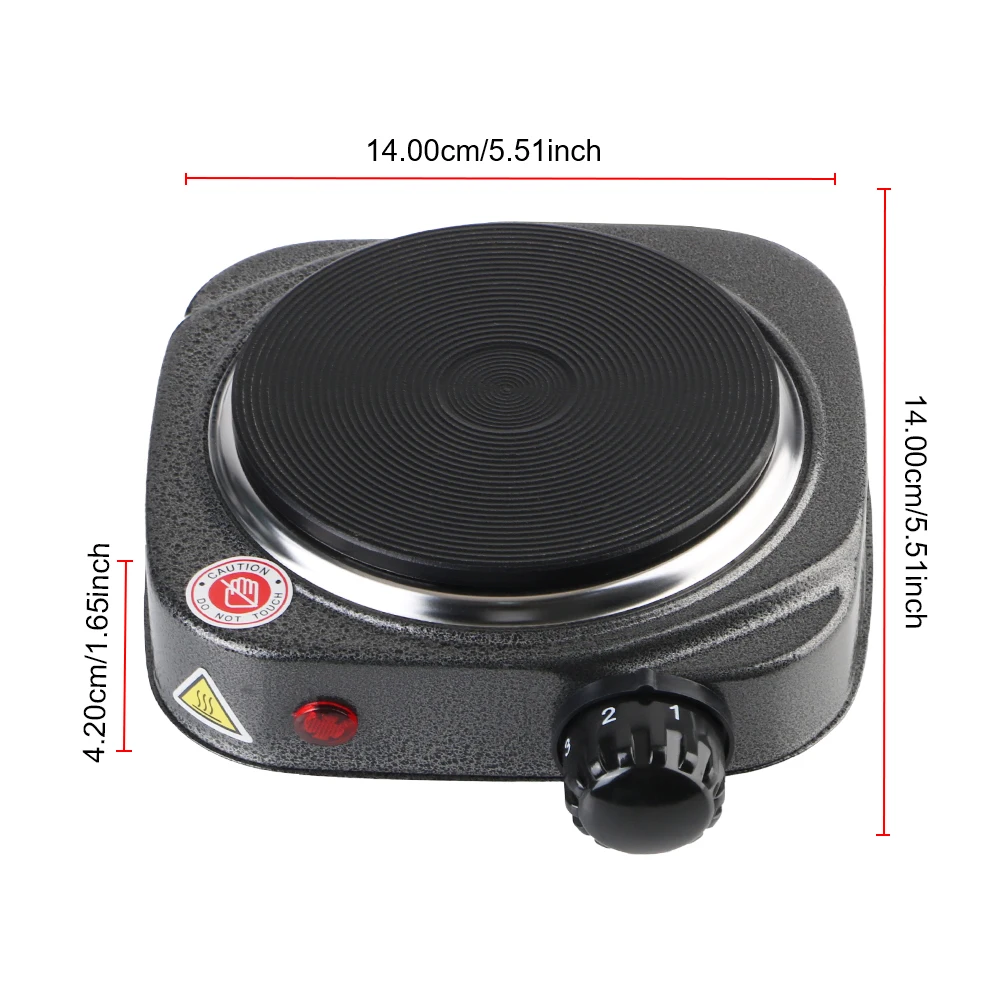 Hot Cooker Plate Mini Electric Heater Stove Multifunctional Kitchen Appliance Milk Water Coffee Heating Furnace 500W 220V