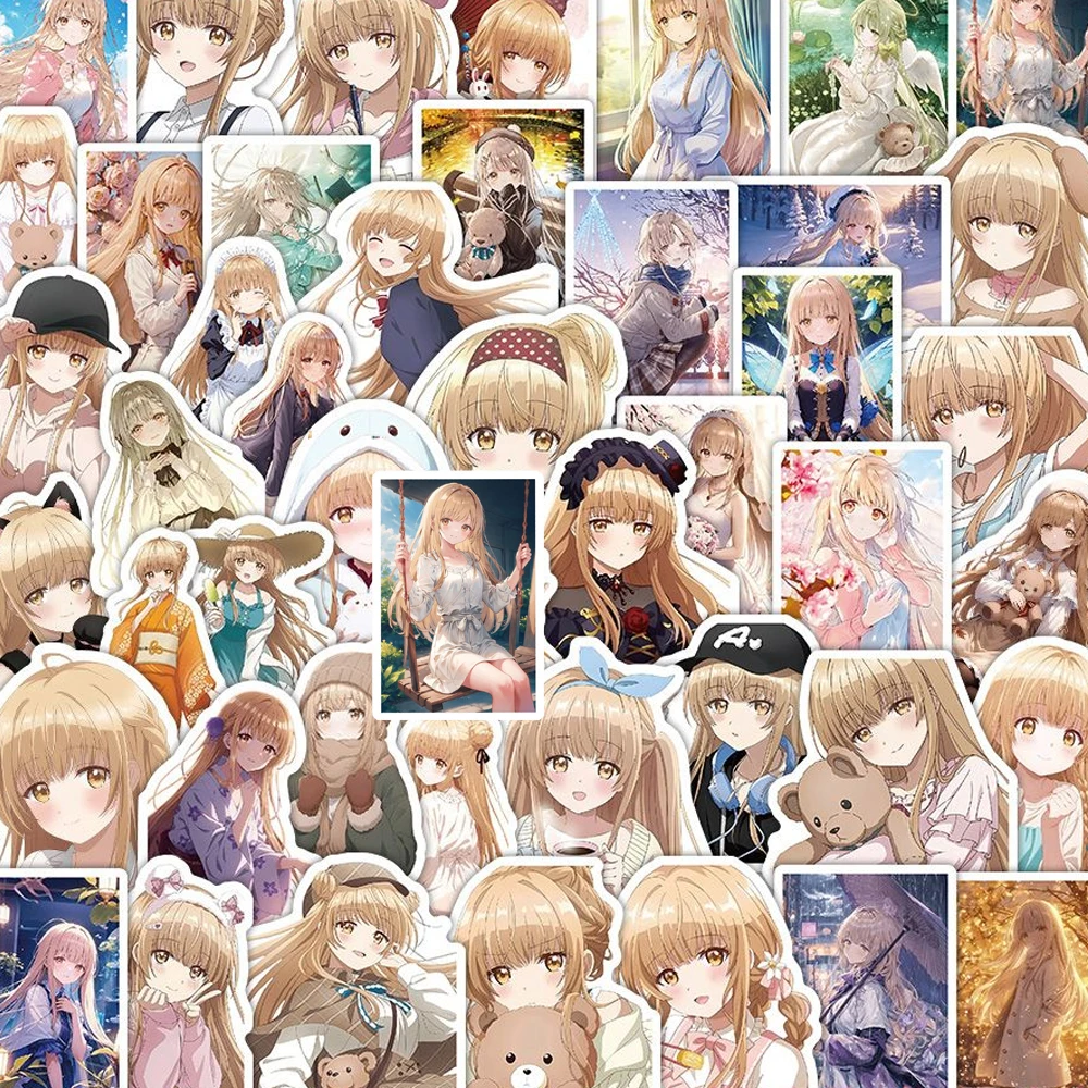 

10/30/65Pcs Kawaii Girls Emilia Stickers Re Zero Anime Sticker Aesthetics Notebook Laptop Luggage DIY Characters Cartoon Decals
