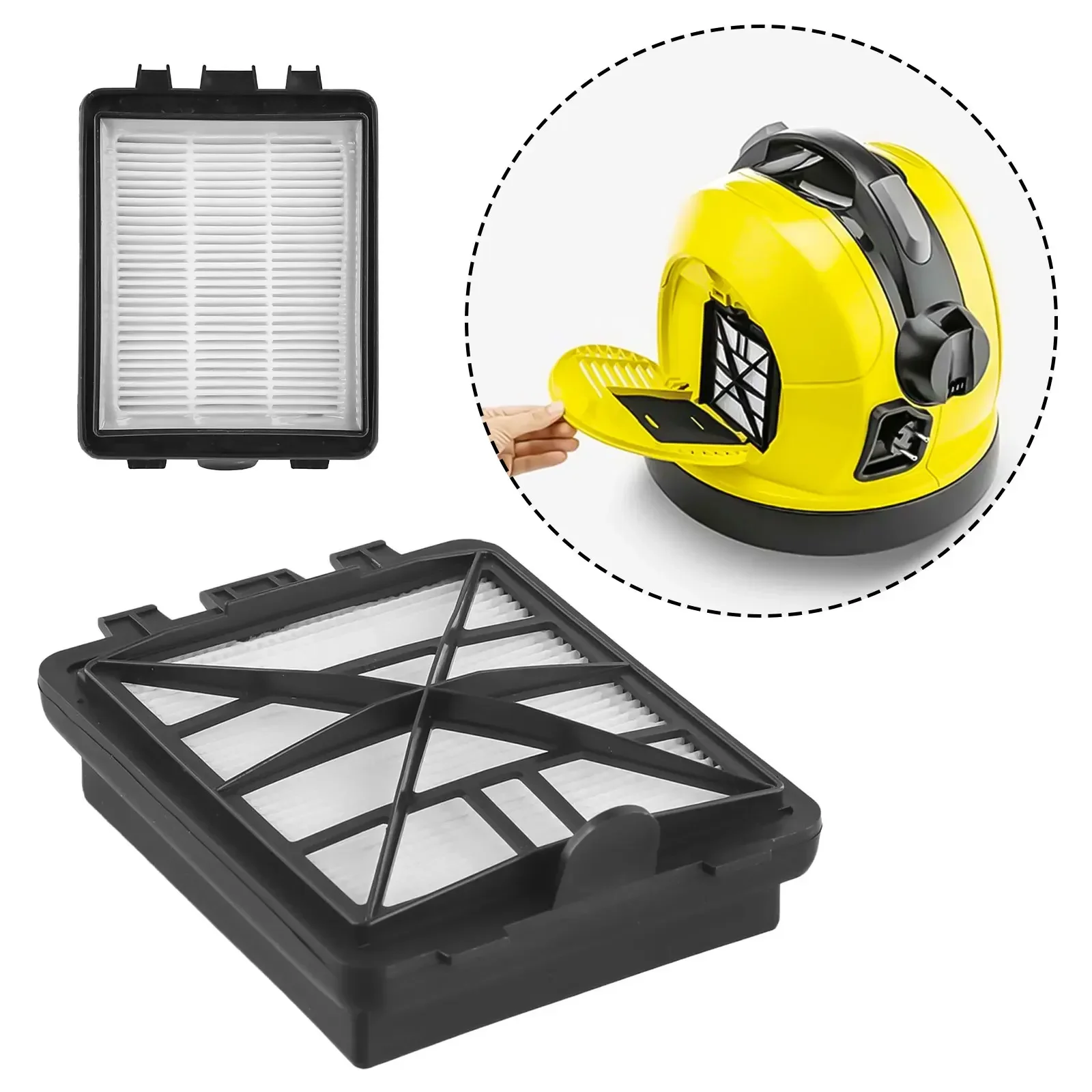 1/2 Uds filtro de aire de escape para VC 6100 VC 6150 VC 6200 VC 6300 6.414-805.0 accesorios de repuesto para aspiradoras