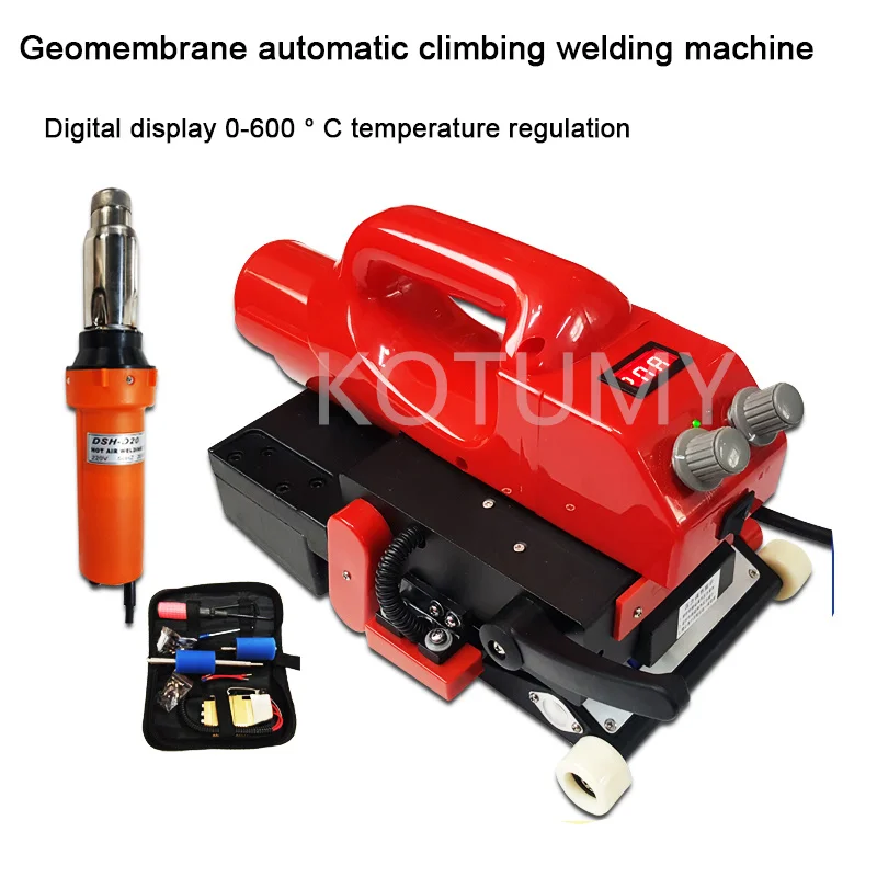 Machine à souder Geo Membrane Hot Wedge Welder HDPE Sheet Plastic Pond Liner Welder PVC Repair Welding Machine TH-501 220V