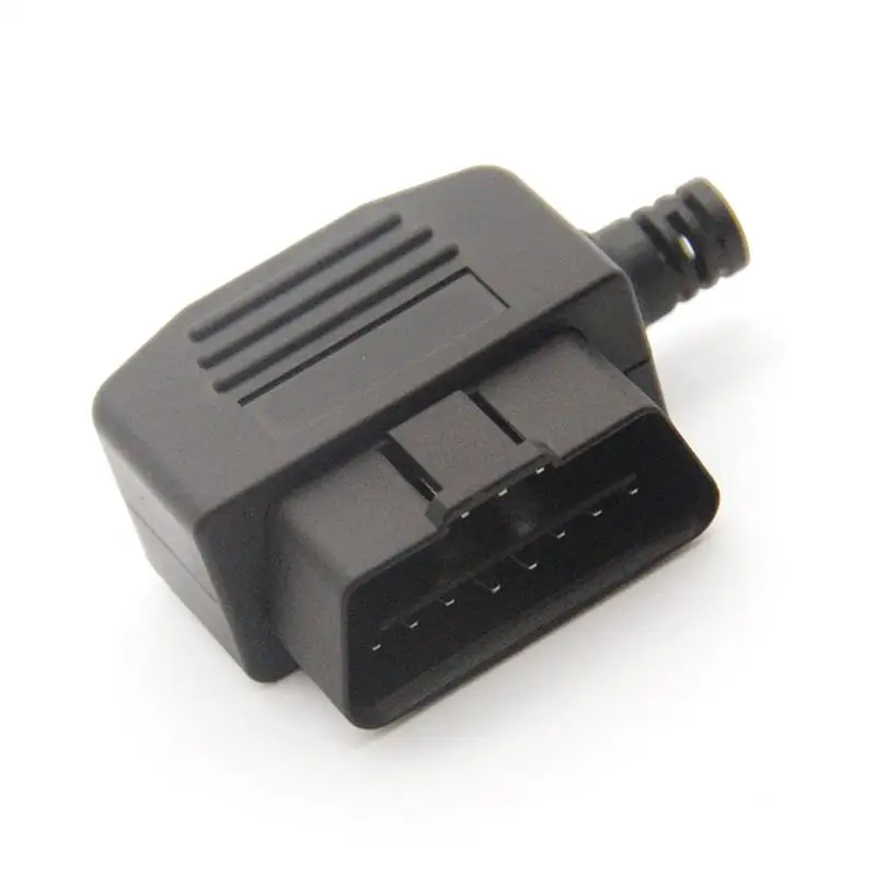L Type 16 Pin Male Auto Car Connector Cable Wire Sockets Connector Plug With Shell And Screw