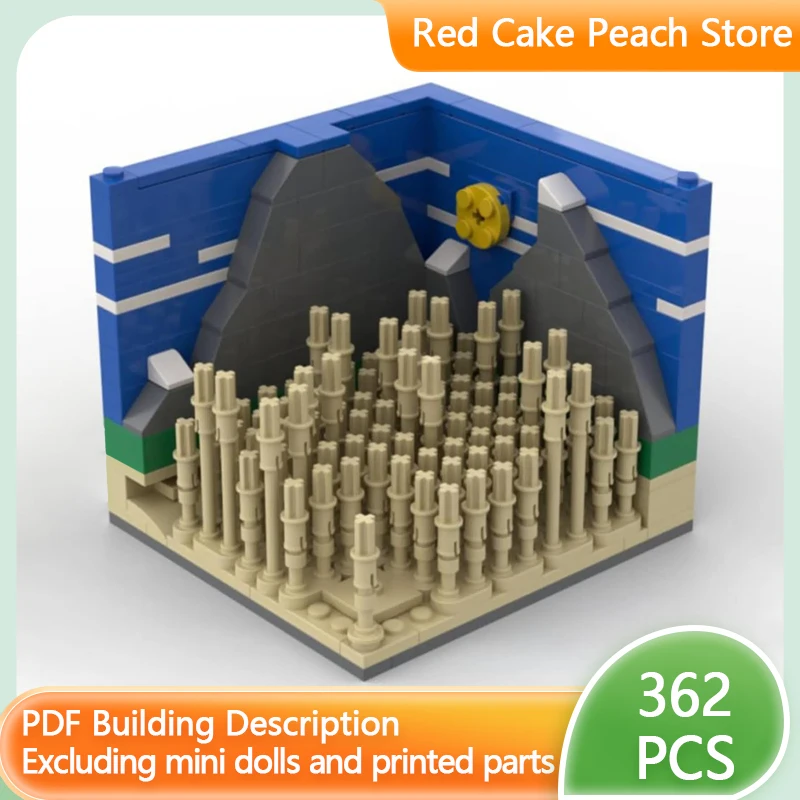 

Popular Game Model MOC Building Bricks Classic Scenes From Games Modular Technology Children Holiday Gifts Assemble Toys Suit