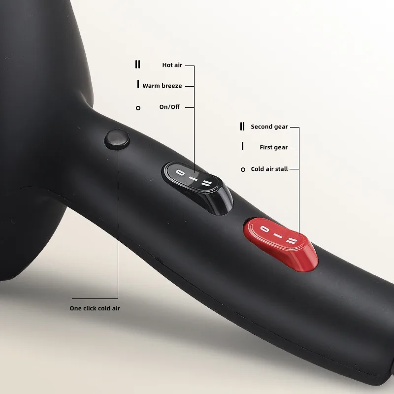 New X6 Hair Salon Professional Hair Dryer 2400W High Power Strong Wind Speed Drying Home Hairdryer Recommended Hairdryer gallery 4