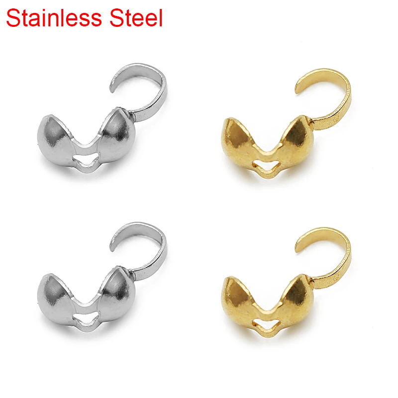 

Застежки-крючки из нержавеющей стали золотого цвета, концевые разъемы для поделок, ожерелий, браслетов, фурнитура для изготовления ювелирных изделий, 100 шт.