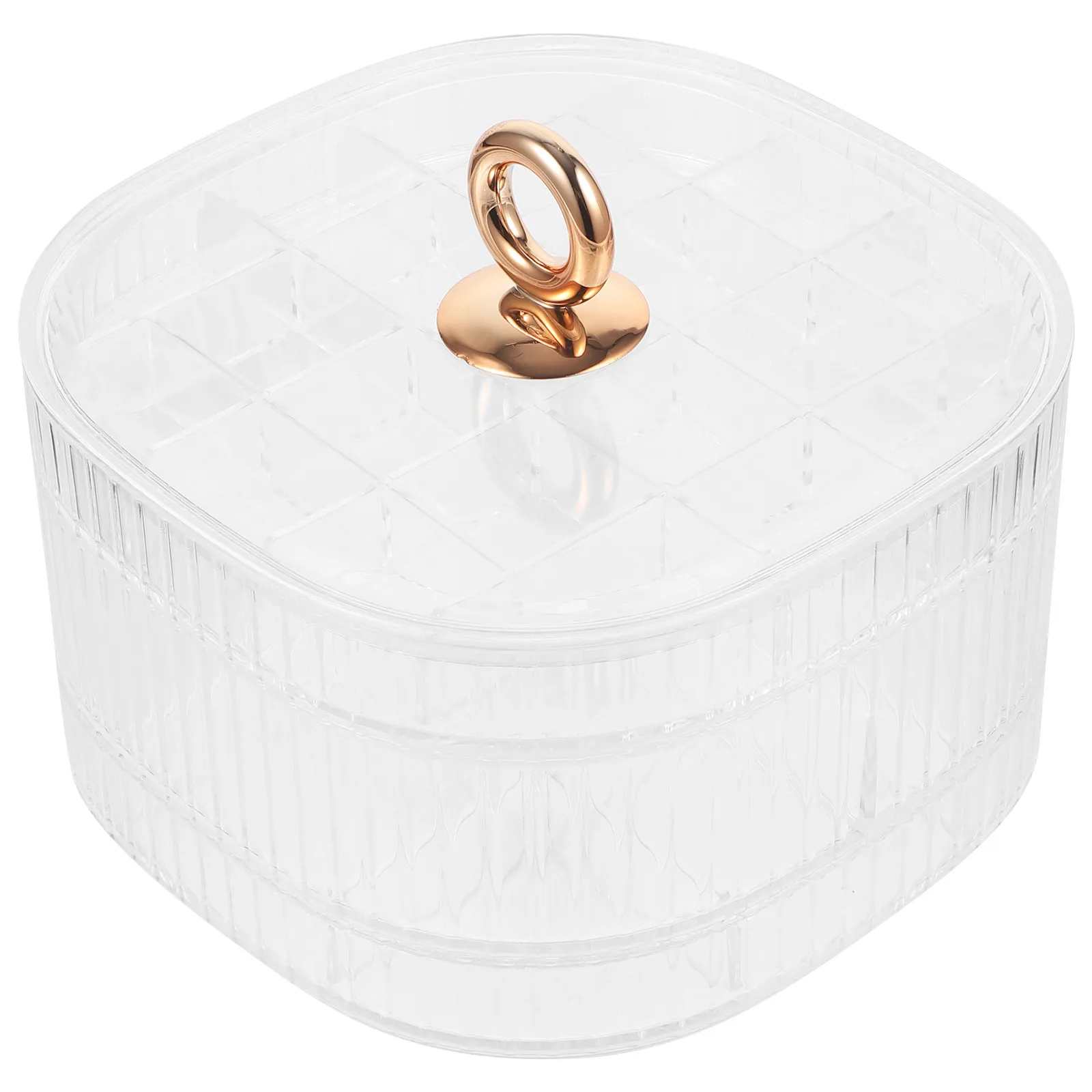 

Transparent 3-Layer Stackable Jewelry Storage Box Large Capacity Organizer for Rings Earrings and Small Items Jewelry Container
