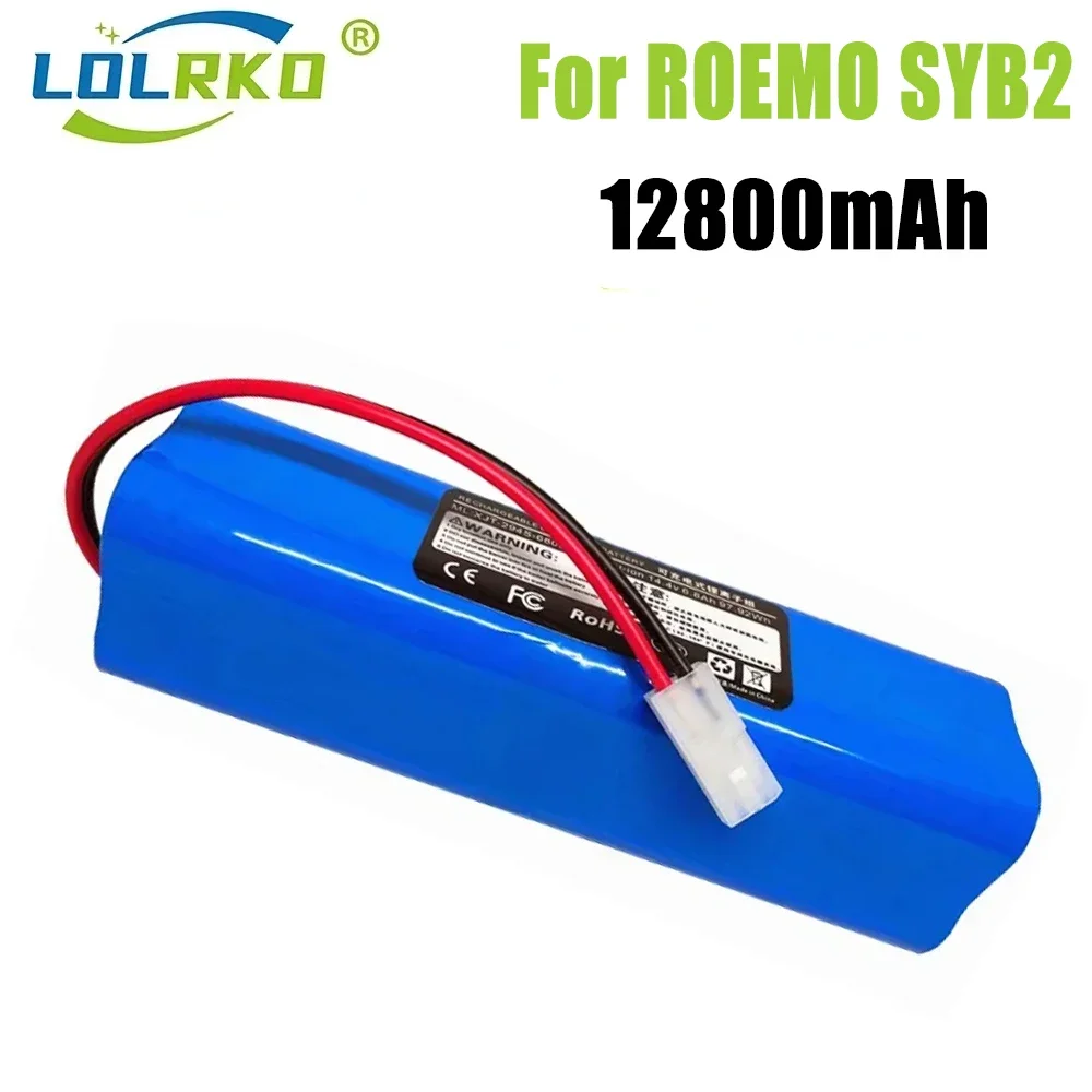 Bateria de lítio recarregável ROEMO SYB2, acessórios originais, 12800mAh, 4s2p, 14.4V