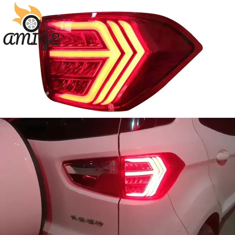 

Car LED Taillights For Ford Ecosport 2013 2014 2015 2016 2017 2018 2019 Tail Light Back Brake Light Reflector Rear Fog Lamps