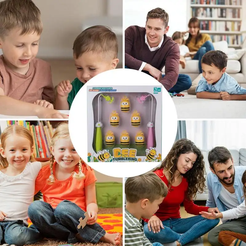 Juego de pesca para niños, juego educativo de caña de pescar, actividad nocturna familiar, conteo de números, diversión, 2 postes magnéticos, 6 oscilantes