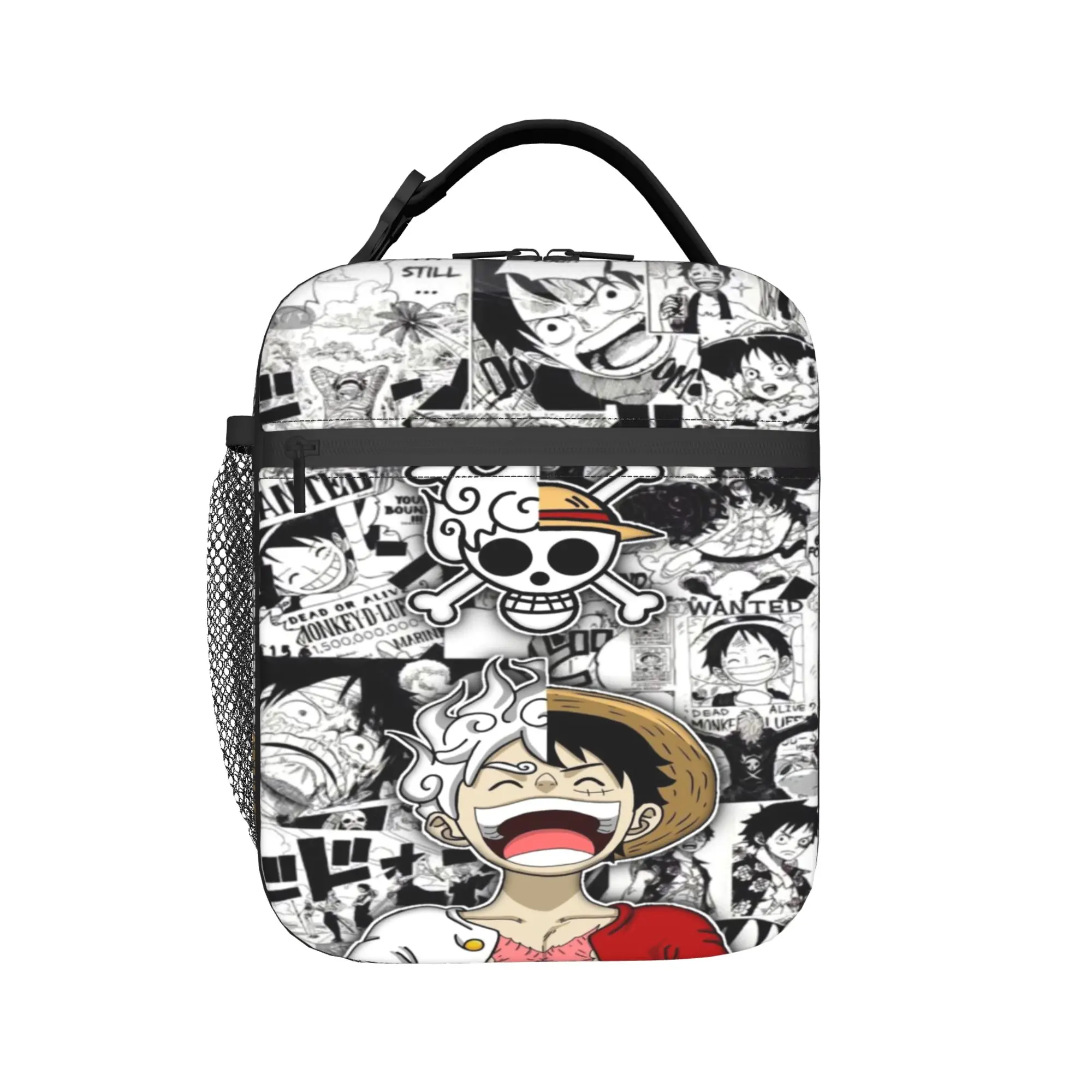 luffys o-one-piece-e zoro Thermal Insulated Lunch Bags for Work Portable Food Bag Container Men Women Cooler Thermal Food Box