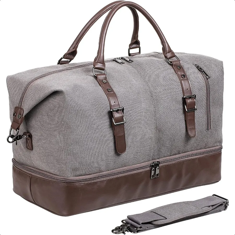 

Weekender Overnight Bag Carry On Bag Travel Bag with Shoe Pouch