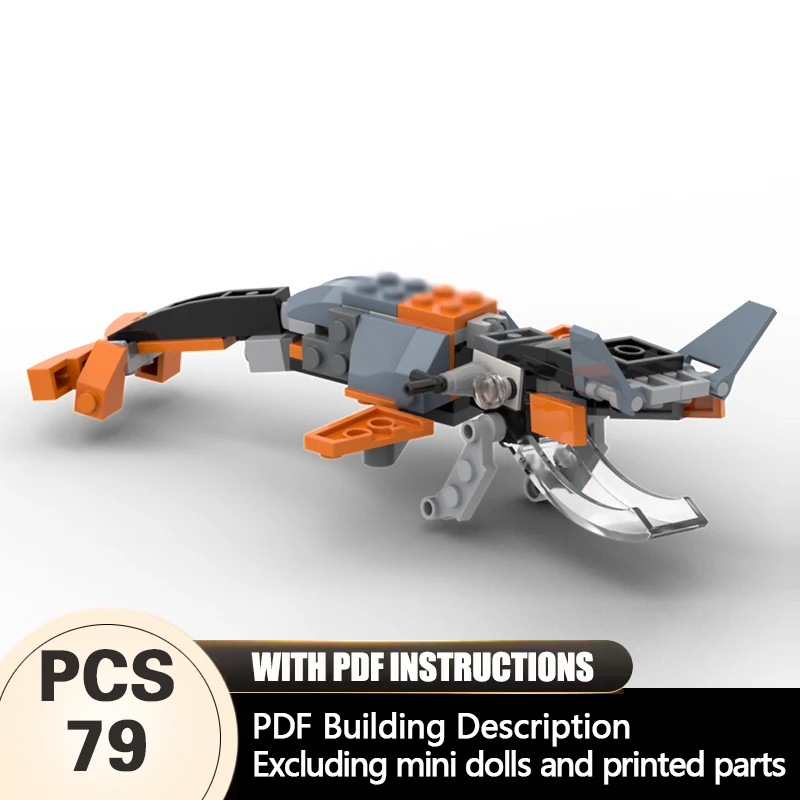

Creators Animal Series Model MOC Building Bricks Large Cetaceans Modular Technology Gifts Holiday Assemble Children Toys Suit