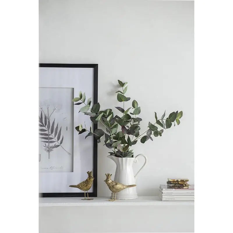 

8.5x6x9 Inch Pitcher - White Ceramic Water Jug with Elegant Design for Home and Kitchen Use