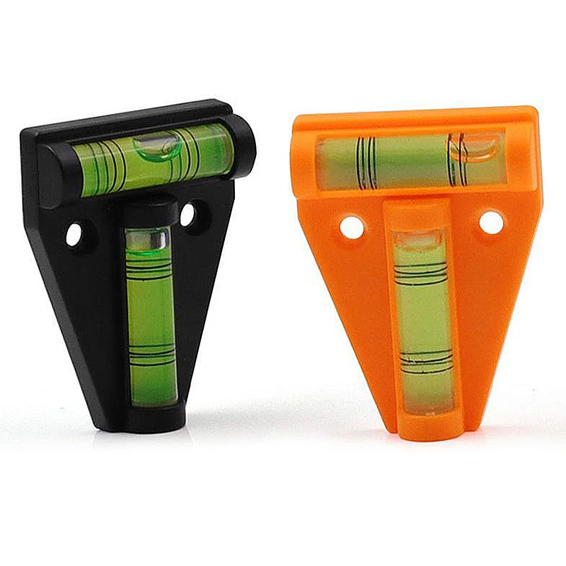 1Pc Mini T-Type Spirit Level Plastic Measuring Vertical And Horizontal Adjuster Trailer Motorhome Boat Accessories Parts