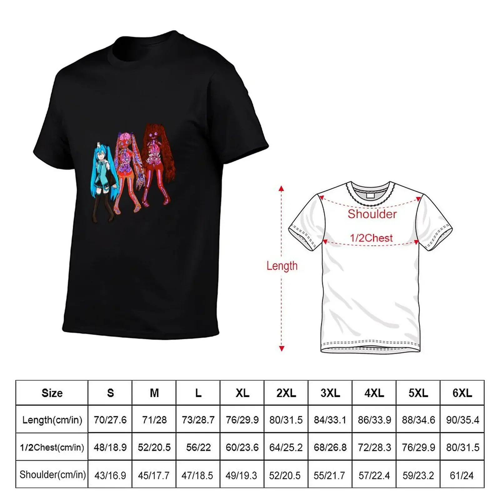 Miku T-Shirt cute clothes cute tops anime shirts men