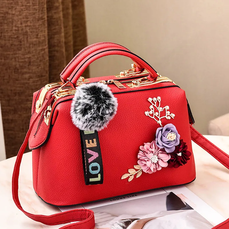 Female shoulder bags for women 2024 New fashion crossbody bag luxury handbags women bags designer travel Hairball bag