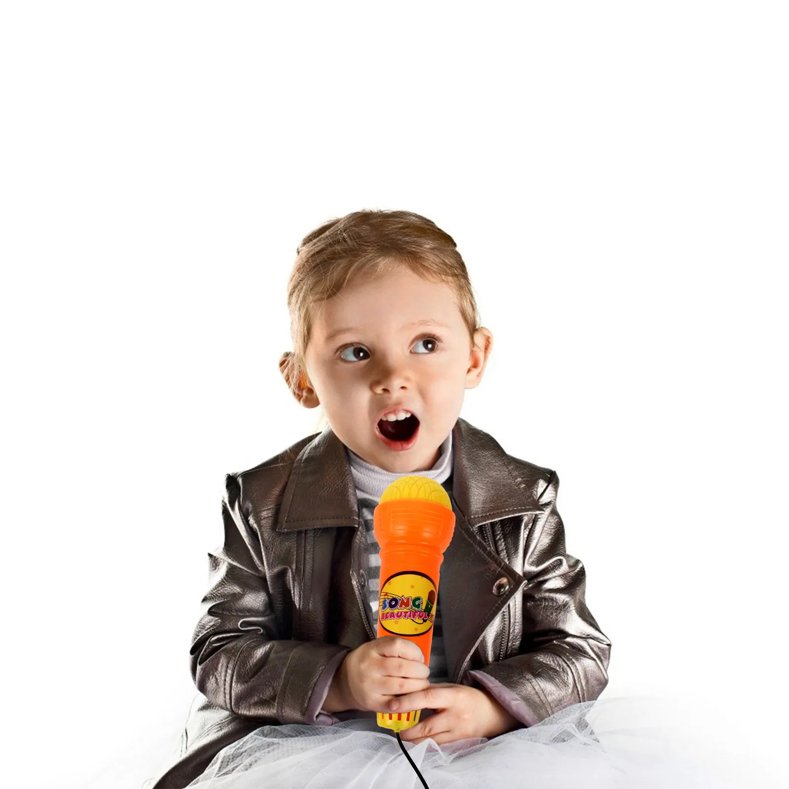 5Pcs Microphone Children Amplifier Creative Educational Kids Gifts Lightweight Safe Colorful Fun Sound Amplification