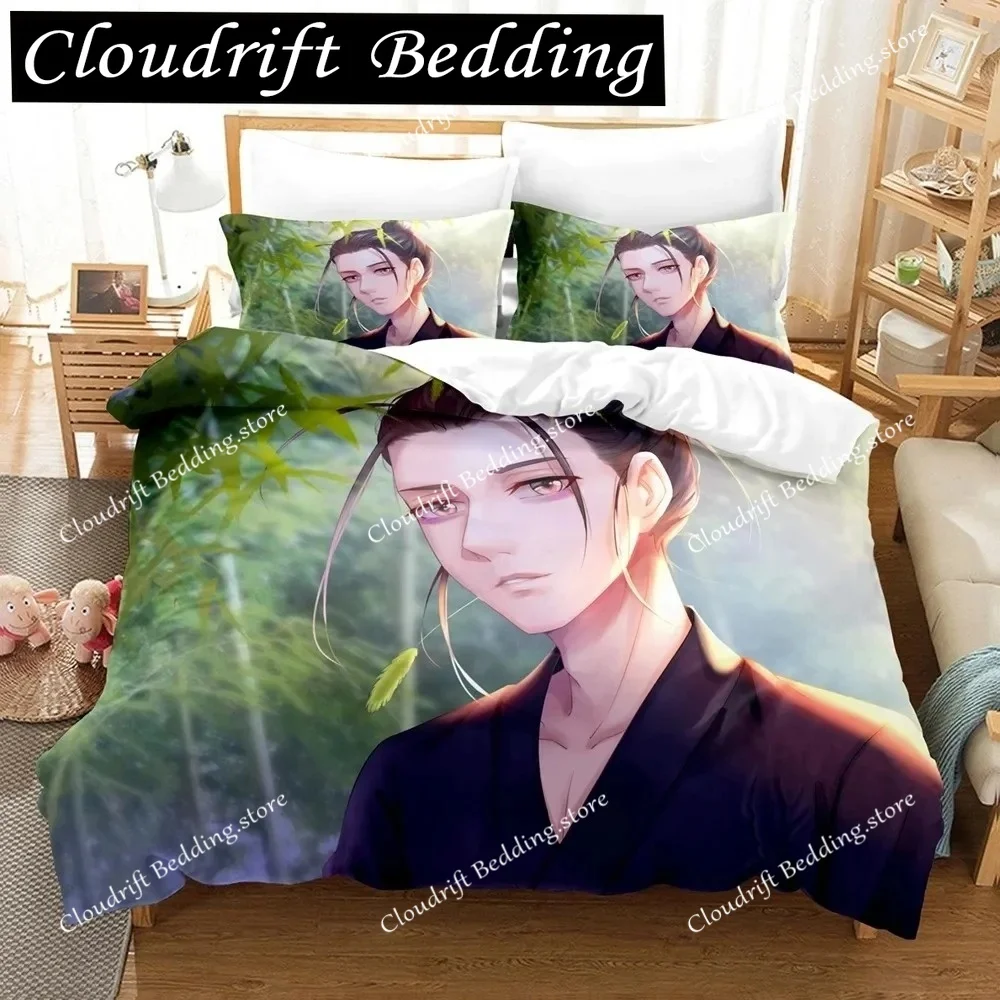 

Anime The Midnight Gospel Printed Duvet Cover Bedding Comforter sets Soft Quilt Cover and Pillowcases Single_Double_Queen_King