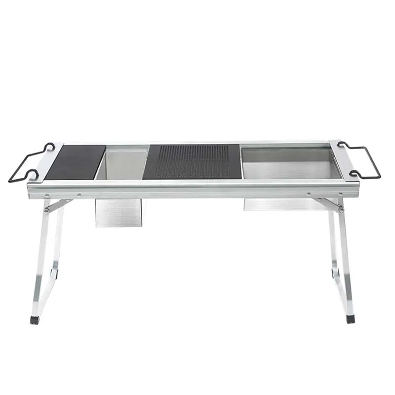 

2024 Camping IGT Table Free Combination Table Stainless Steel IGT Accessories Outdoor Portable Folding Aluminium Alloy Table