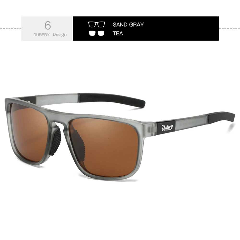 DUBERY 578 Full Rim Polarized Sunglasses 8