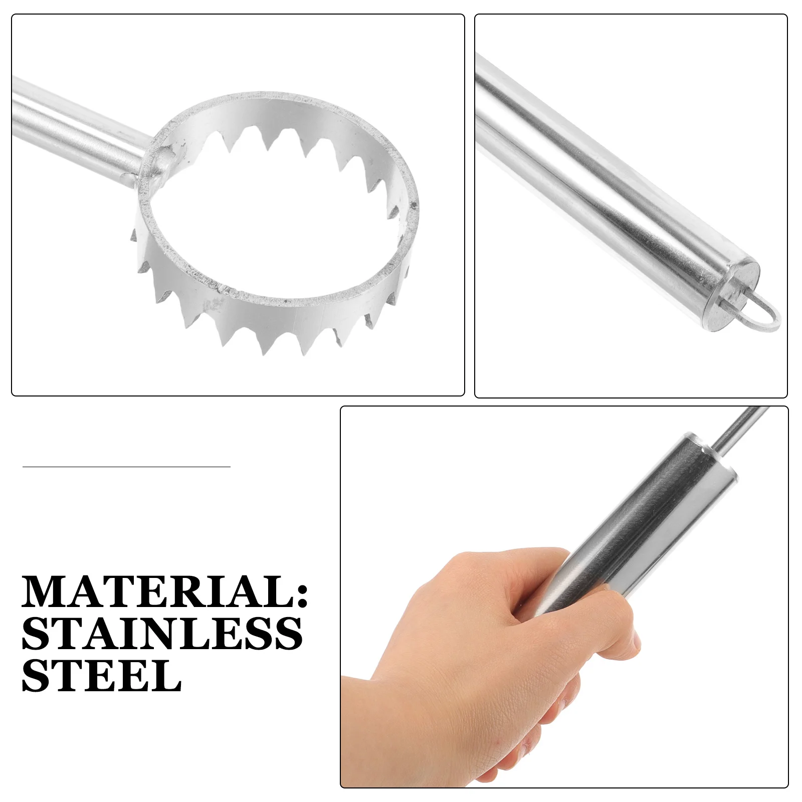 

Turkey Lung Scraper Stainless Steel Practical Poultry Butchering Equipment Long Lasting Use Chicken Lung Scraper