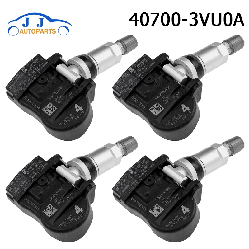 407003VU0A 40700-3VU0A 433MHZ TPMS Tire Pressure Sensor For Nissan NOTE QASHQAI TIIDA Hatchback X-T Renault ESPACE V KOLEOS