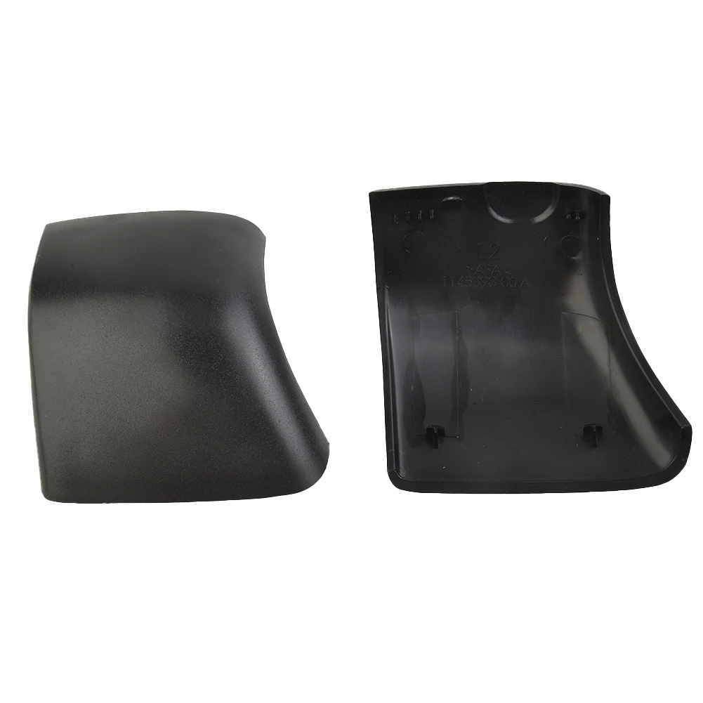 4pcs Car Roof Rack Bar Rail End Protection Cover Shell Replace Black ABS For Tesla Model Y 2021-2022 Roof Rack Rail End Cover