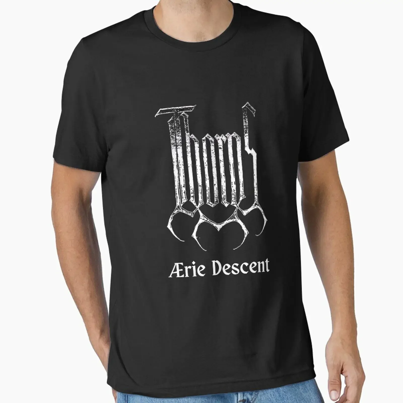 Preview of the artwork Thorns Aerie Descent Snorre Ruch Cult created and sold by morbidmetal vintage Washed