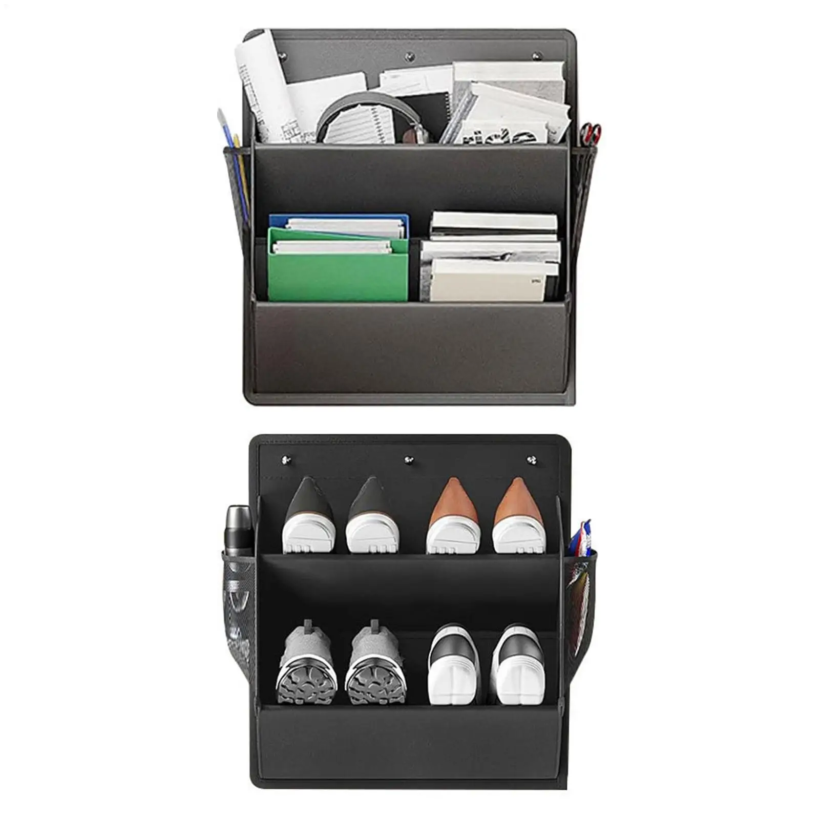 1PC RV Shoe Storage with Adhesive Tape Miscellaneous Sorting Storage Bag Fabric Storage Hanging Bag Door Shoe Rack With Pockets