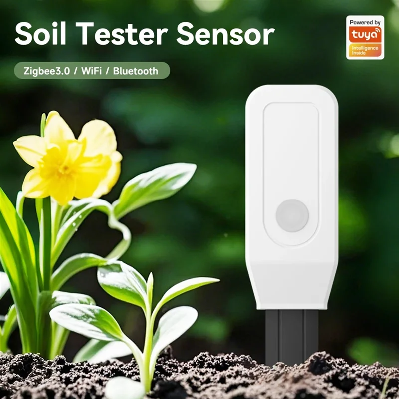 FFYY-Tuya Soil Tester Sensor Soil Water Content Humidity For Flower Plant Pot Vegetable Planting Machine