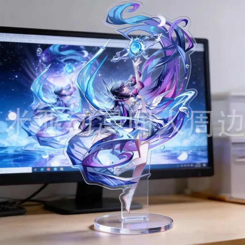 

Genshin Impact Game Peripherals Columbina Anime Acrylic Stand Model Plate Desk Decor Standing Sign