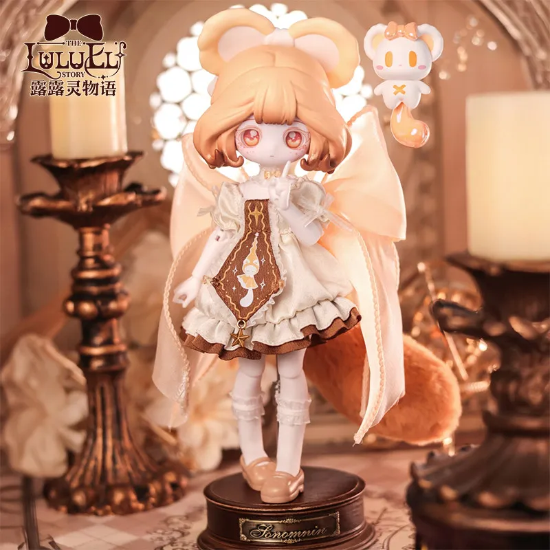 

Новая подвесная карта The Luluelf Story Limited - Золотой Медведь Bjd Doll Фигурка Модная игрушка Коллекционная модель Орнамент Подарок на день рождения