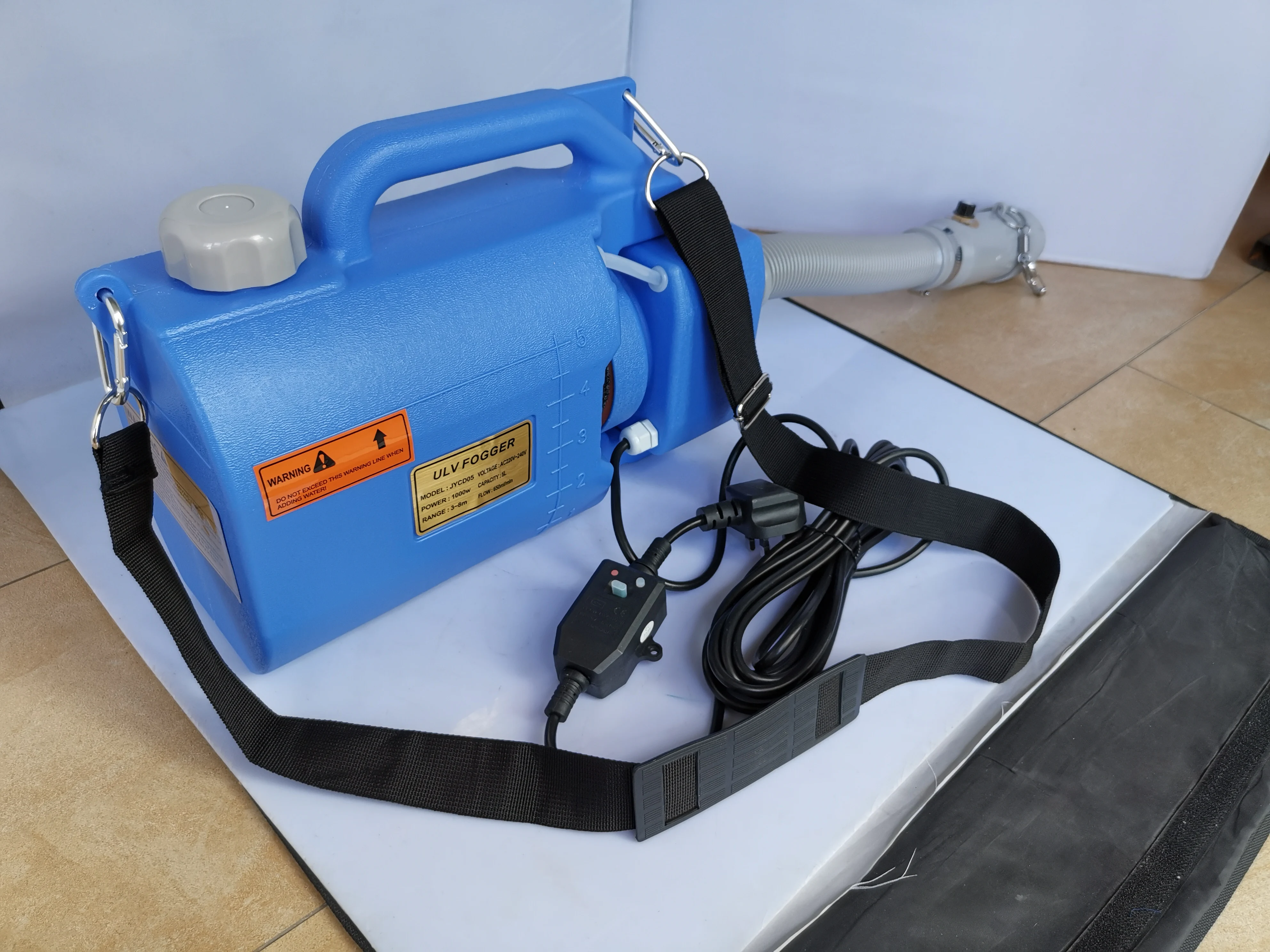 Pulverizador Portátil ULV de 5L, Nebulizador en Frío para Jardín, Máquina de Desinfección y Control de Mosquitos, Pulverizador de Fumigación