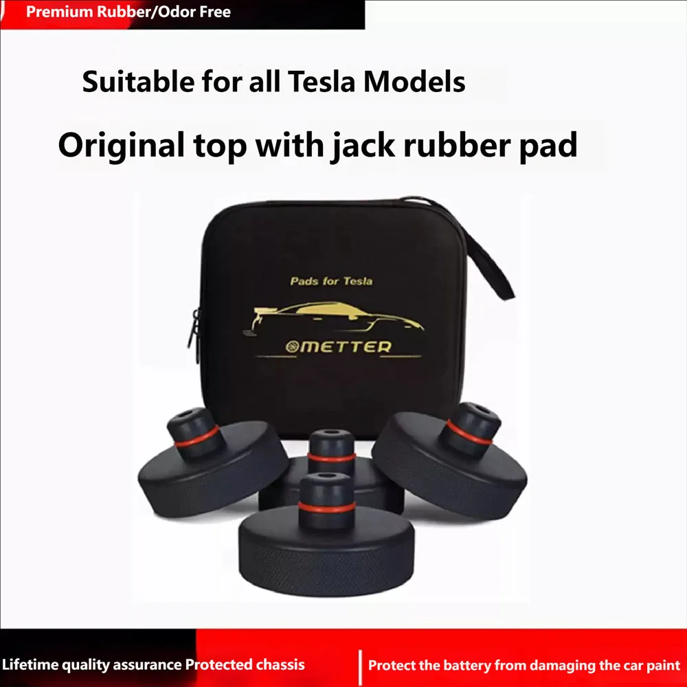 

For Tesla Model 3-Y-YL-Refresh Accessories Rubber Pucks Chassis Lift Stands Adapter Case