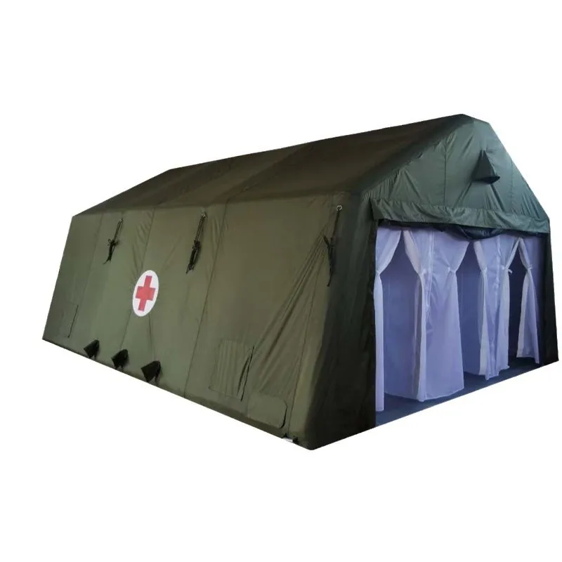 Outdoor large inflatable tent health emergency medical decontamination station facilities free of construction
