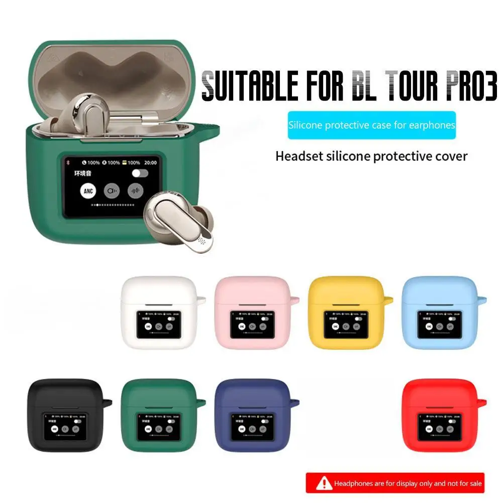 For JB Tour Pro3 Charging Bay Full Package Of Silicone Earphones With Dust Proof Earphone Protection Case