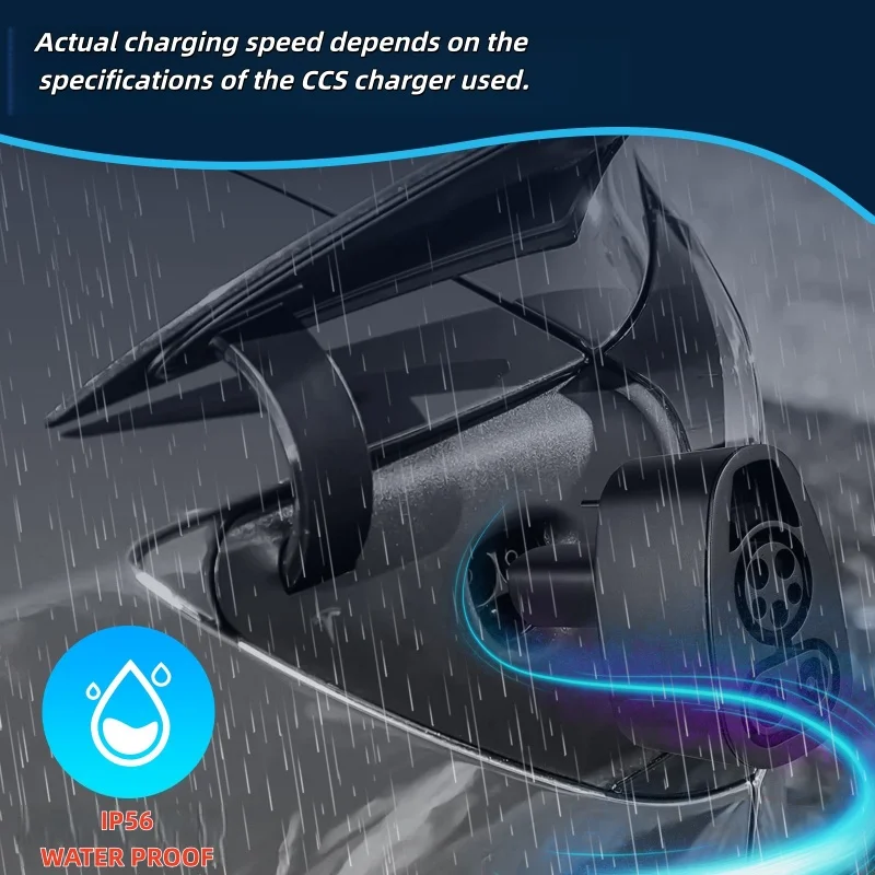 테슬라 모델 3/X/Y/S EV 충전기 DC 어댑터 CCS1 - 테슬라 250KW 전기차 변환기 충전소 콤보 컨버터 썸네일 4