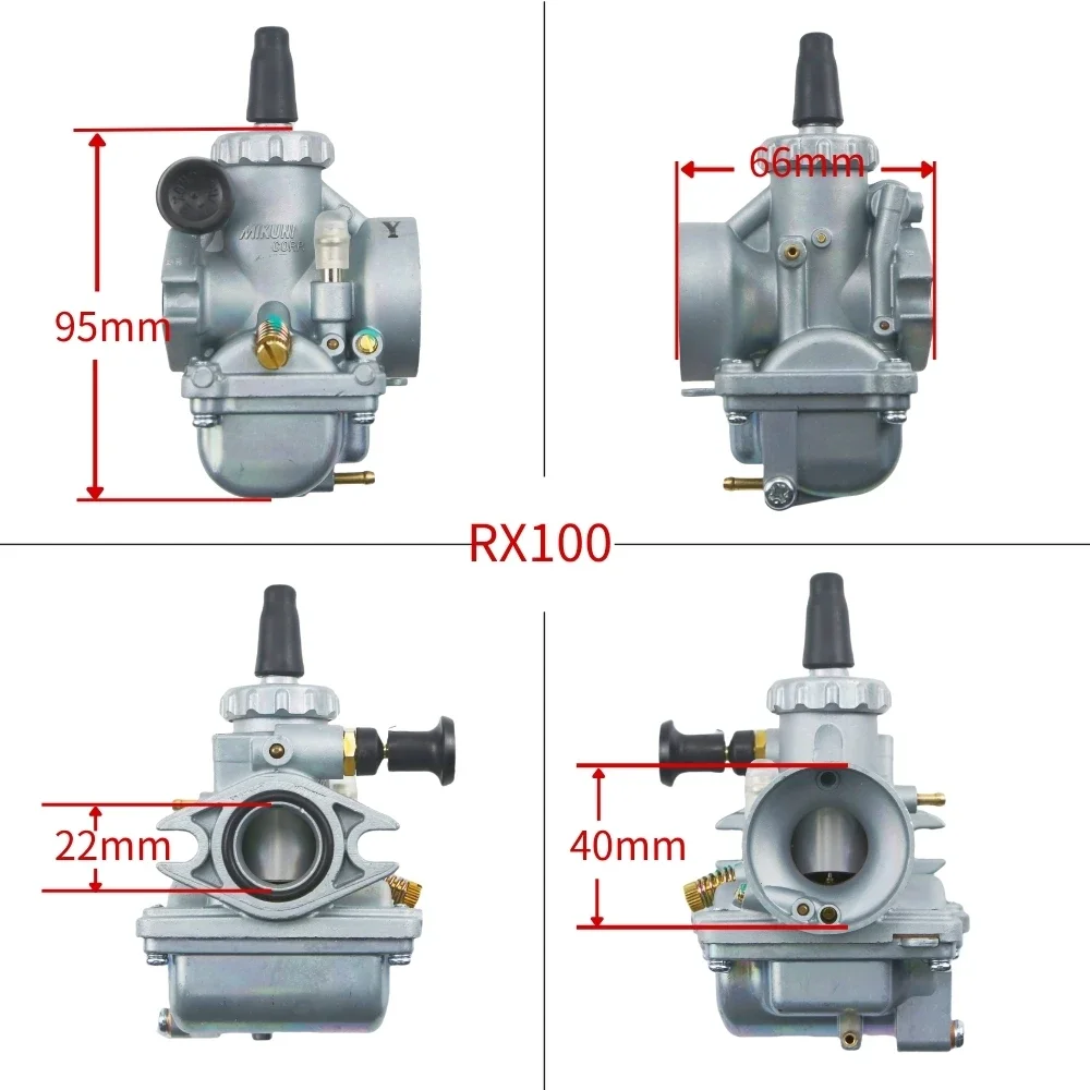 For Yamaha RS100 RX100 RS RX 100 RX-KING VM24 Motorcycle Carburetor Carb 28mm