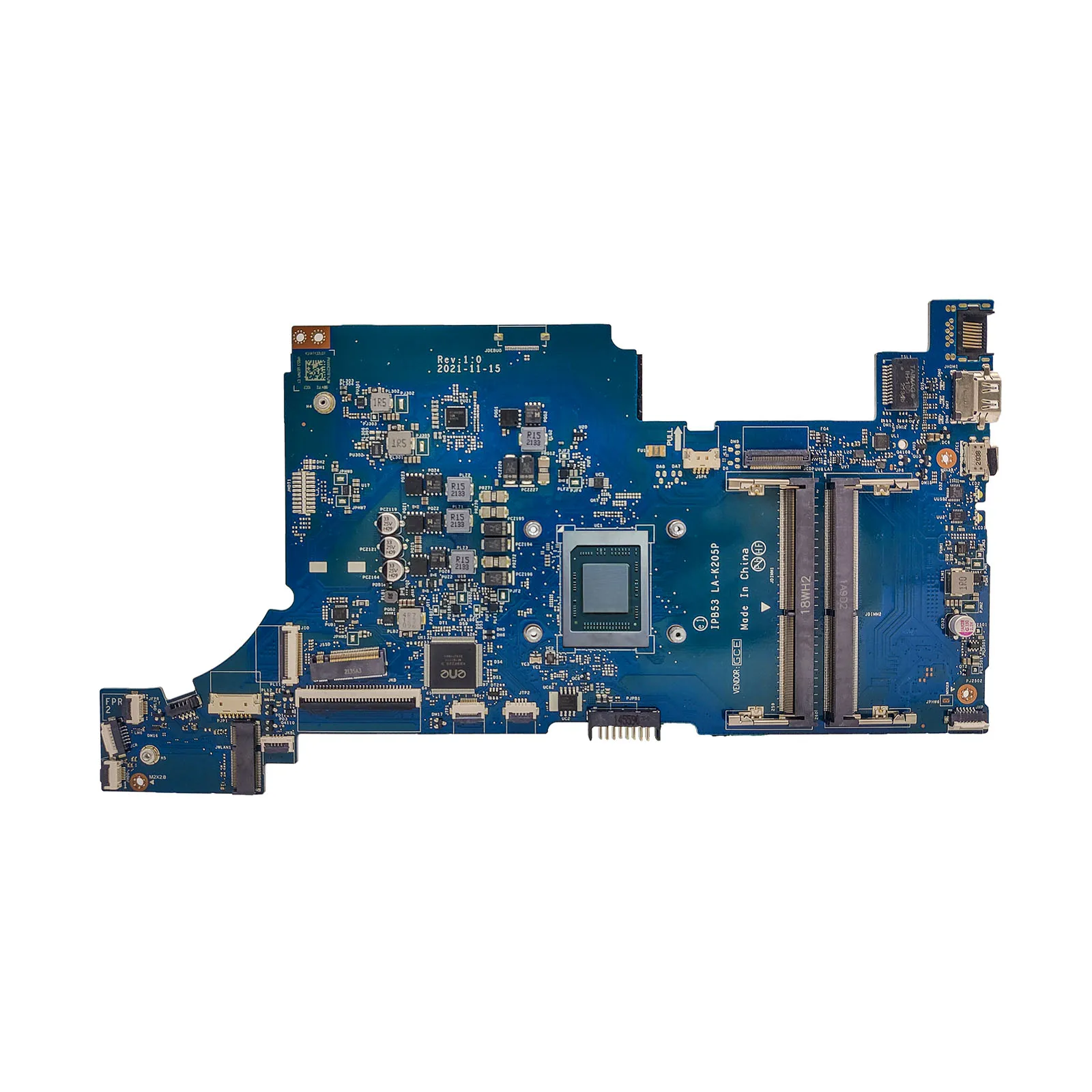 LA-K205P для материнской платы ноутбука HP LA - K205P Pavilion 15 - DW 255 G8 TPN - корпус C151 ​   Материнская плата ноутбука