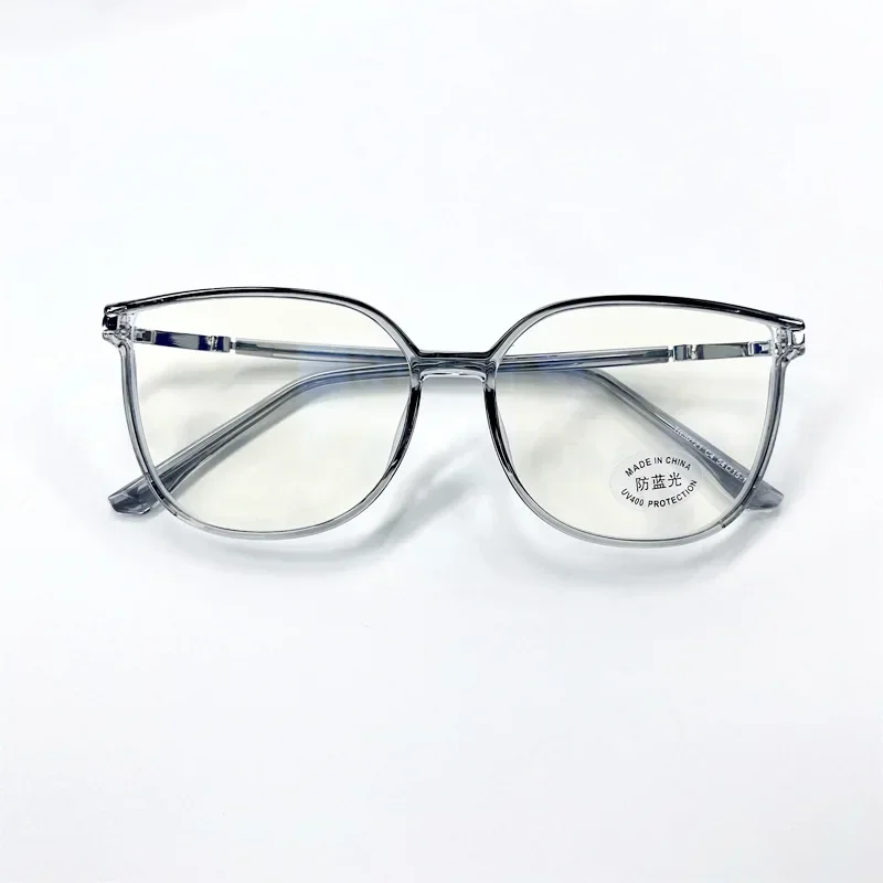 Fashion Korean Anti Blue Light Glasses Women Computer Men Eyeglasses Optical Plain Frame Gaming Spectacles Bluelight No Makeup