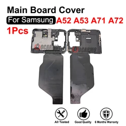 Motherboard Main Board Cover With Earpiece Flex Cable Repair Replacement For Samsung Galaxy A71 A34 5G A52 A53 A33 A54 A72 A73