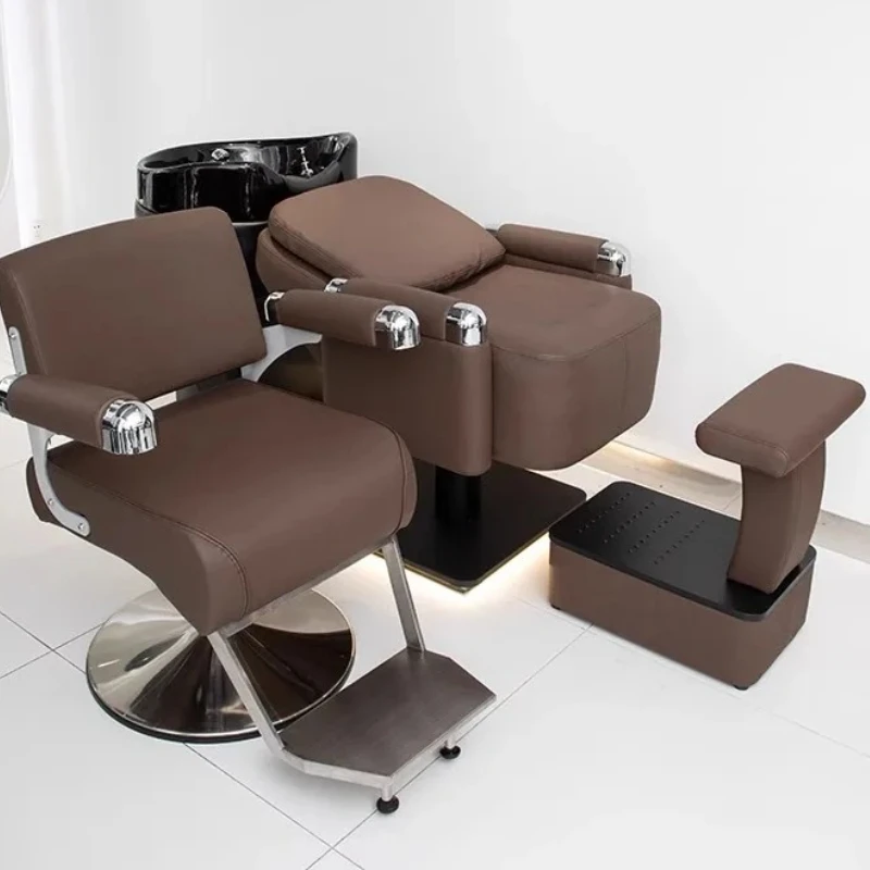

Relaxing Comfortable Luxury Professional Stainless Steel Barber Chaise Economic Armchair Living Room Ergonomic Stool Furniture